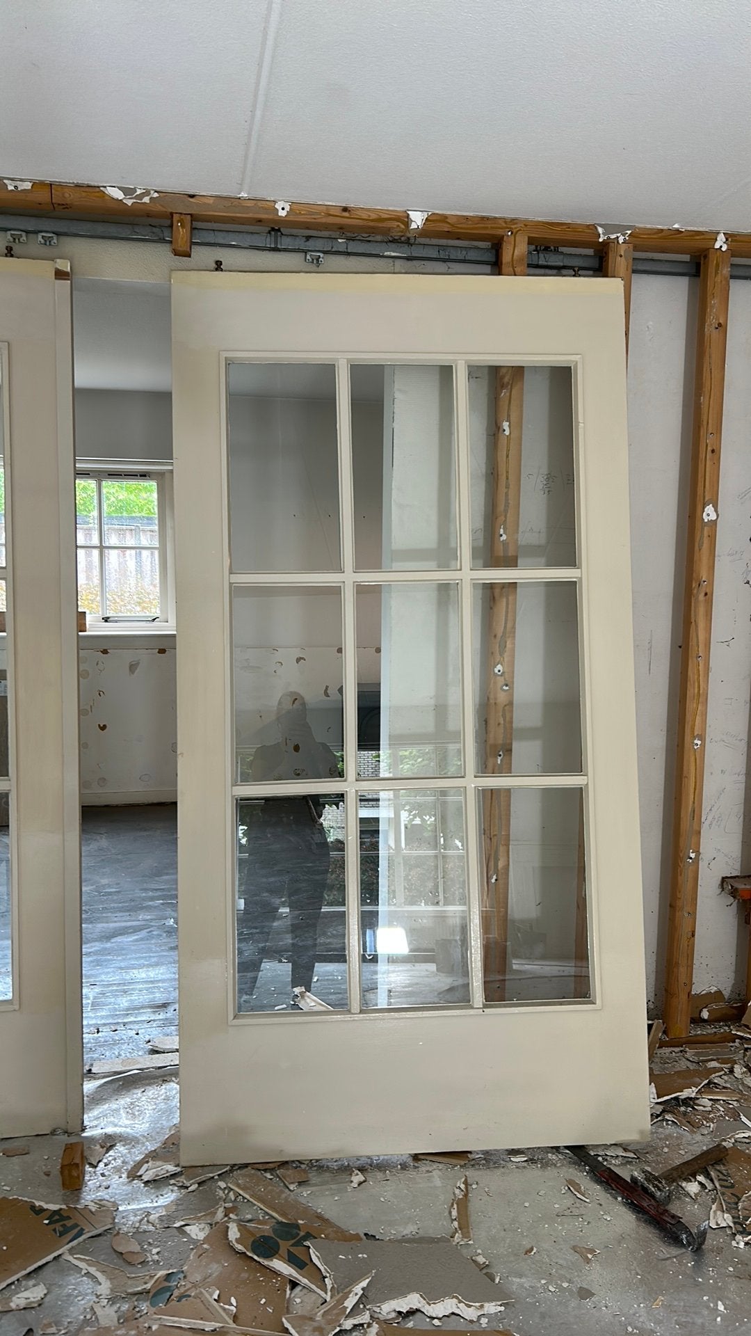Schuifdeuren, Doe-het-zelf en Verbouw, Kozijnen en Schuifpuien, -, Zo goed als nieuw, -, Inclusief glas