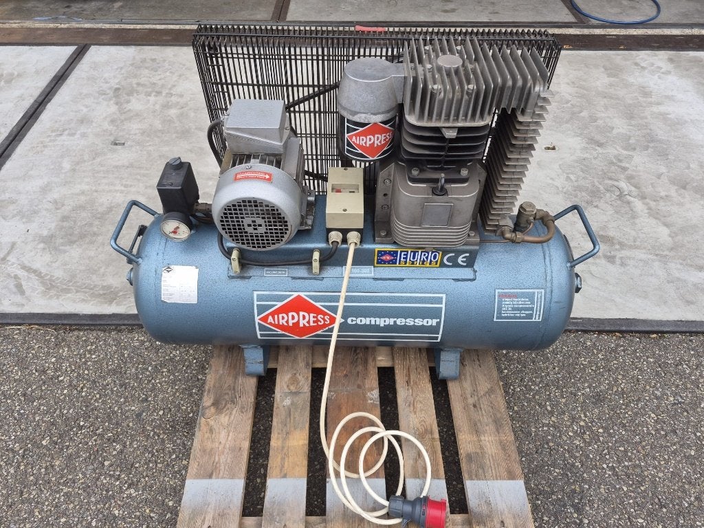 Airpress Compressor 100 Liter Max. 10 Bar 400V, Doe-het-zelf en Verbouw, Ophalen, Gebruikt, Minder dan 200 liter/min, 6 tot 10 bar