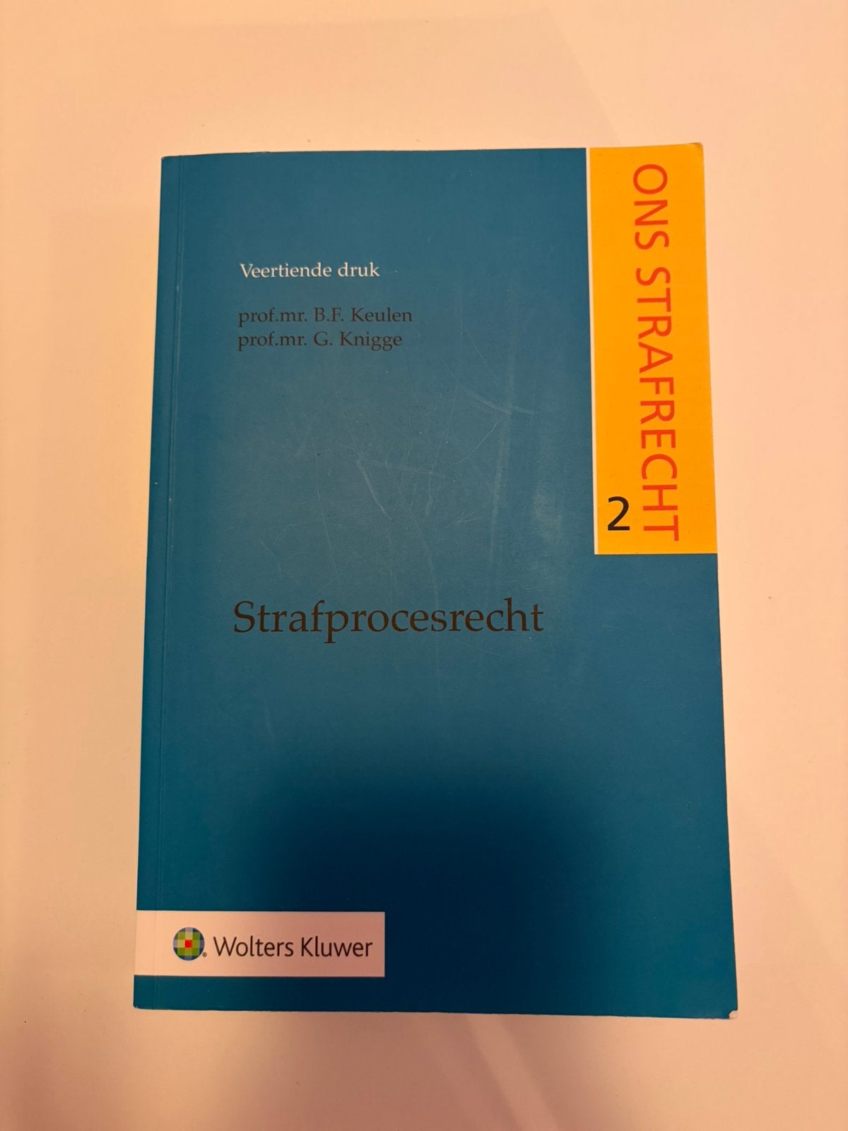 B.F. Keulen - Strafprocesrecht, Ophalen of Verzenden, Zo goed als nieuw, WO, B.F. Keulen