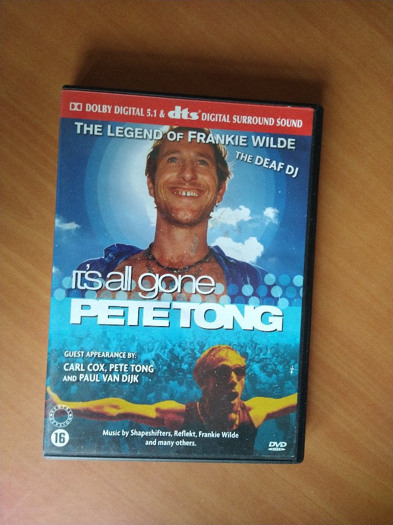 Dvd it's all gone Pete Tong., Vanaf 16 jaar, Ophalen of Verzenden, Zo goed als nieuw