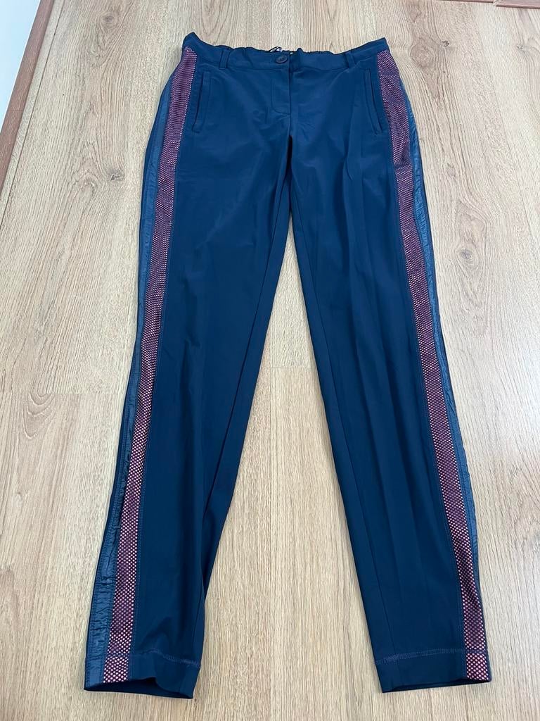 Expresso travelstof donkerblauw broek 36 coira legging, Maat 38/40 (M), Blauw, Ophalen of Verzenden, Zo goed als nieuw