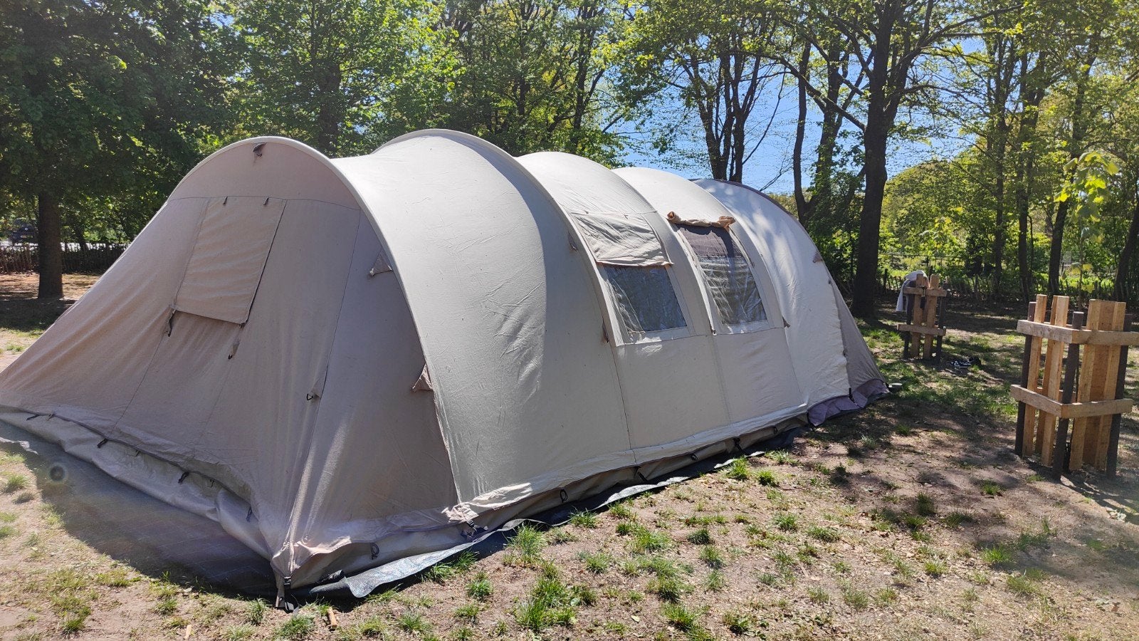 Bardani Prestige 400 (4-6p) grote tunneltent, Ophalen of Verzenden, Gebruikt
