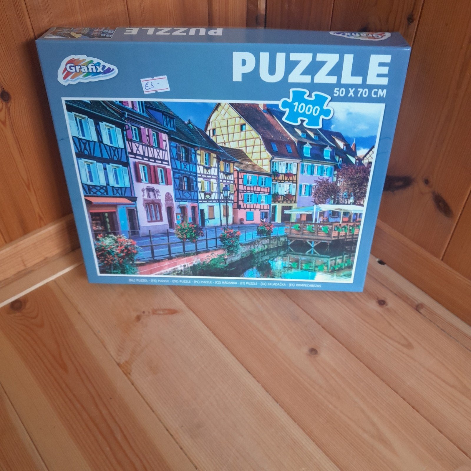 Grafix Legpuzzel 1000 stukjes - Colmar, Frankrijk, Ophalen of Verzenden