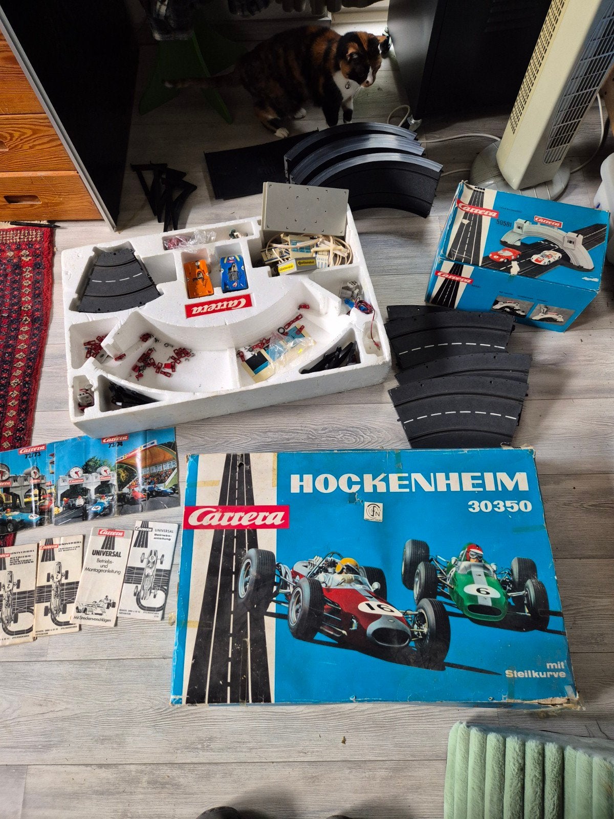 Carrera Hockenheim Racebaan (Incompleet), Carrera, Ophalen of Verzenden, Met looping, Elektrisch