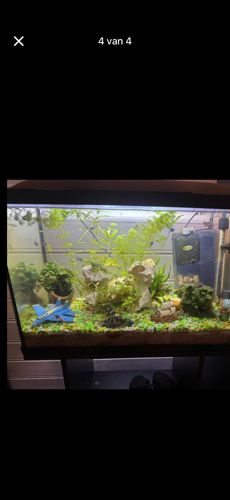 Te koop Aqarium met kast, Dieren en Toebehoren, Vissen | Aquaria en Toebehoren, Ophalen of Verzenden, Zo goed als nieuw, Leeg aquarium