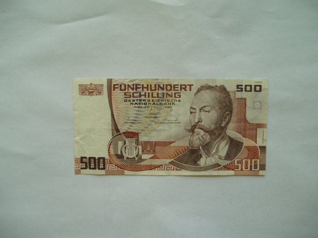 1879. Oostenrijk, 500 schilling 1985 Otto Wagner., Verzenden, Oostenrijk, Los biljet
