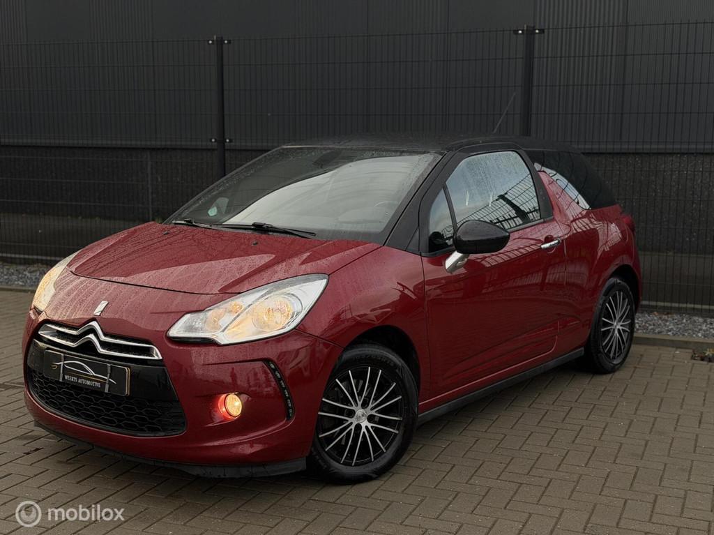 Citroën DS3 1.6 So Chic |LEDER|LED|CRUISE|AIRCO|BT|PDC|LM, Voorwielaandrijving, Euro 5, 4 cilinders, Bedrijf