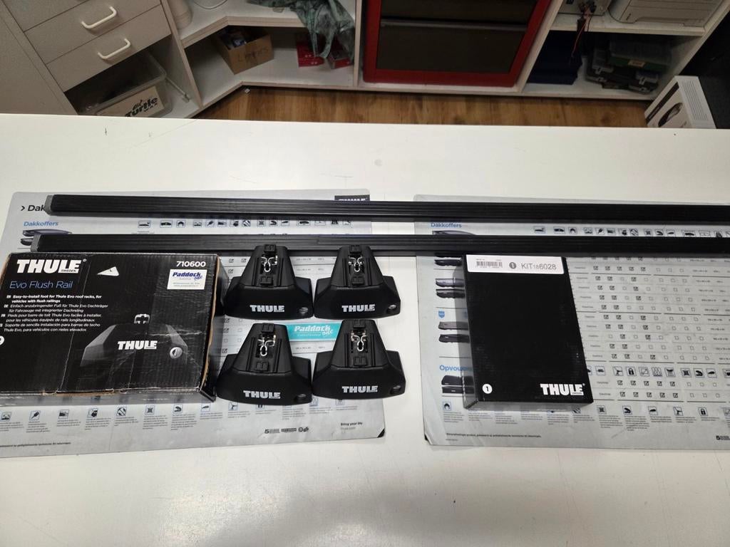 Thule Dakdragers Volvo XC90 (vanaf 2015) & XC60 (vanaf 2017), Ophalen of Verzenden, Zo goed als nieuw, Thule, Info@thule.com
