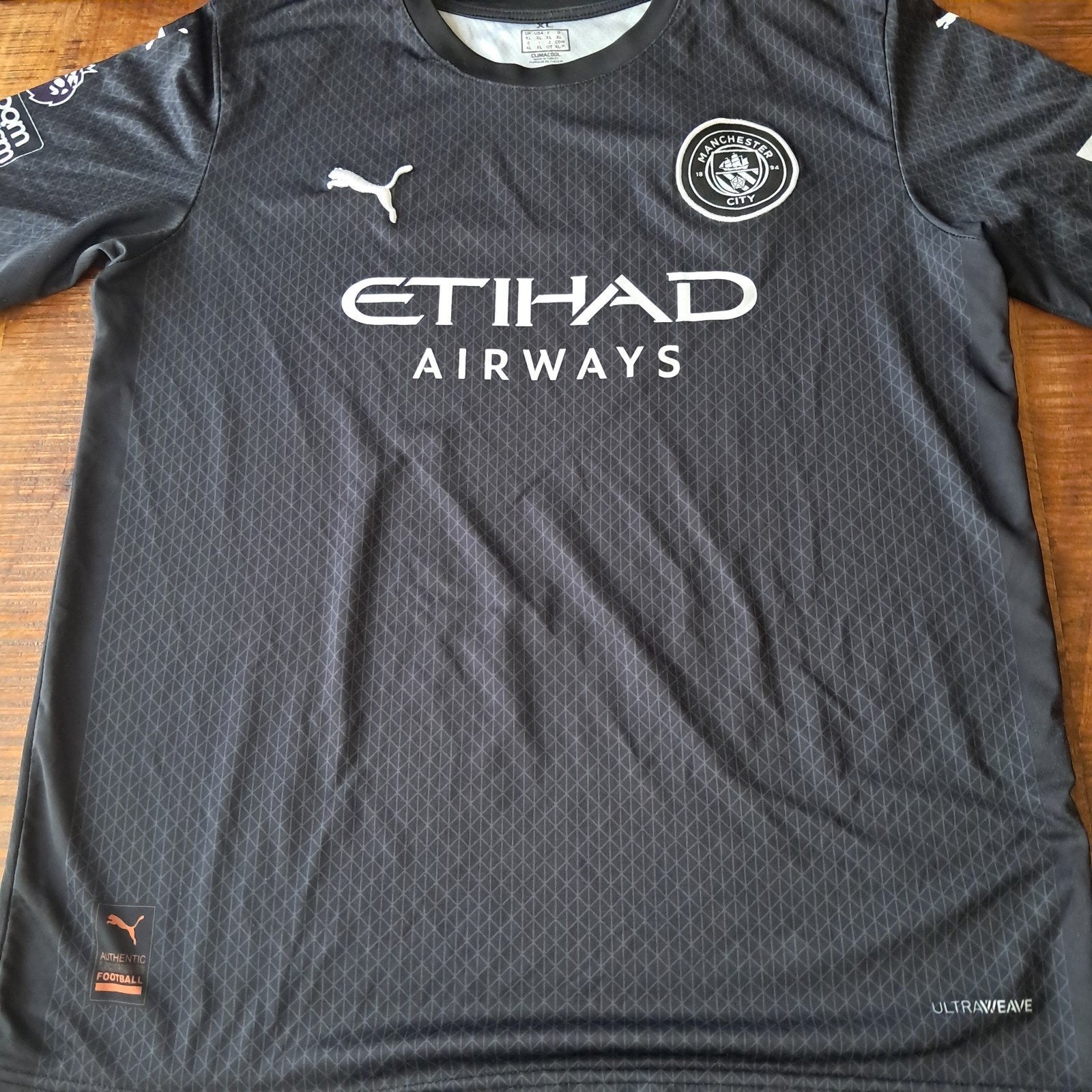 Manchester City voetbalshirt - Zwart - Maat XL, Puma, Zwart, Maat 56/58 (XL), Ophalen of Verzenden