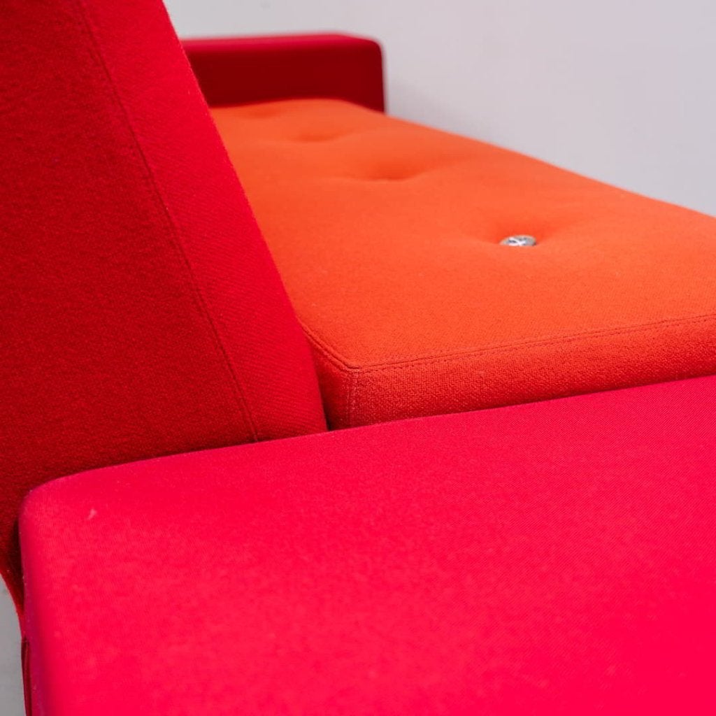 Vitra Polder Sofa XS Bank Rood Stof, Niet ingevuld, Nieuw, Niet ingevuld, Niet ingevuld