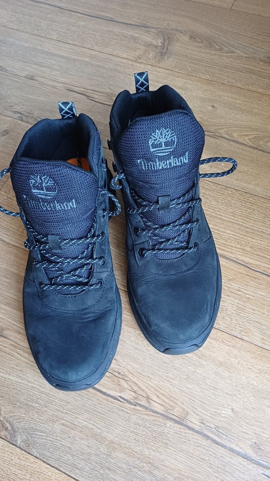 Zwarte Timberland herenschoenen maat 43.5, Kleding | Heren, Schoenen, Ophalen of Verzenden, Zo goed als nieuw, Zwart, Timberland