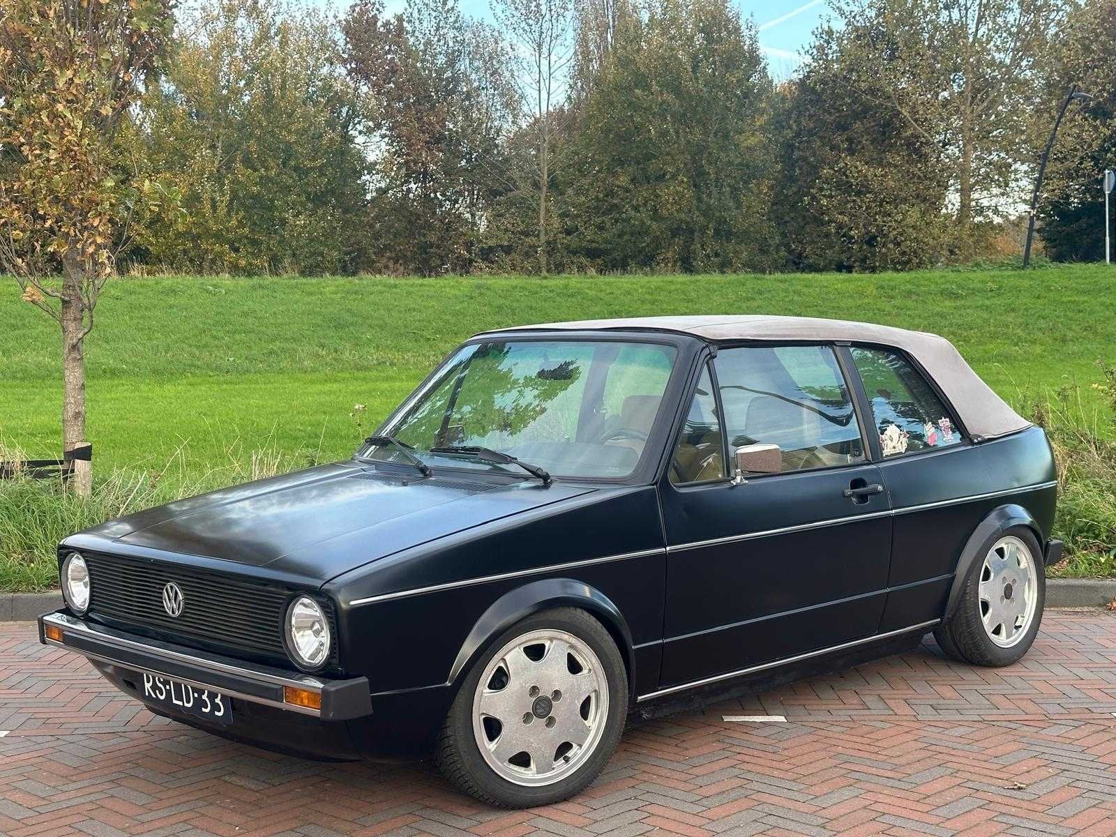 Volkswagen Golf 1 Cabriolet 1.8 2H 72KW U9, RS-LD-33, Auto's, Gebruikt, 1457 cc, 4 cilinders, Blauw