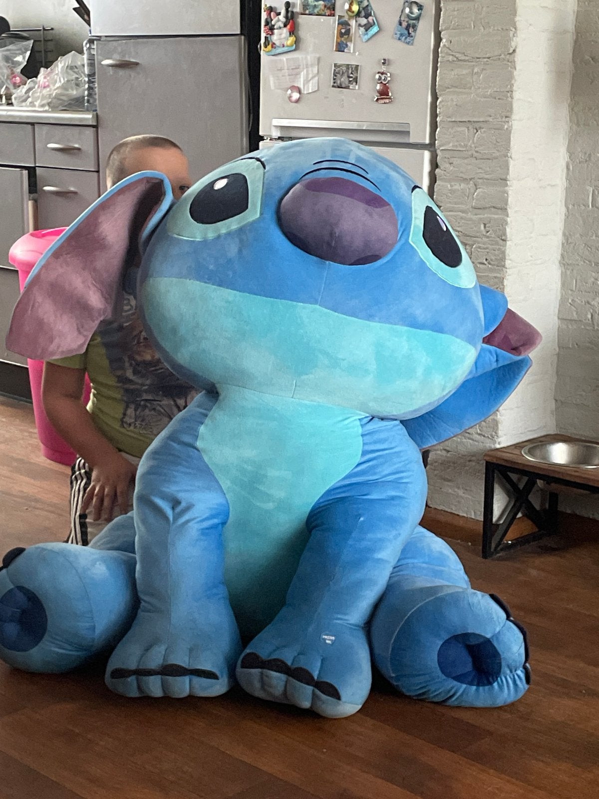 Grote Disney Stitch knuffel - Zo goed als nieuw, Ophalen, Disney, Overige typen, Blauw