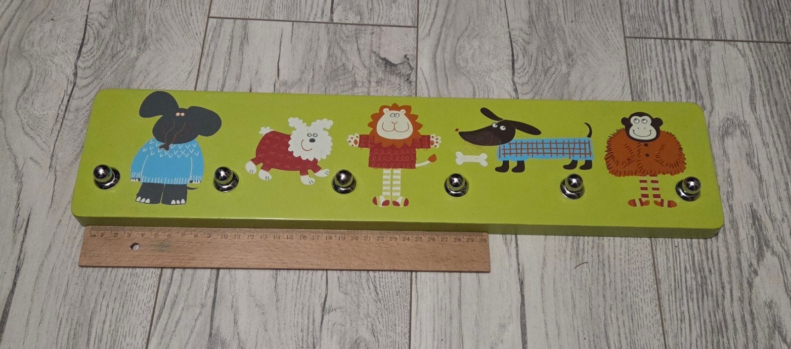 Hema kapstok met dierenprint - Zo goed als nieuw, Ophalen of Verzenden, Zo goed als nieuw, Minder dan 100 cm, Kinderkapstok