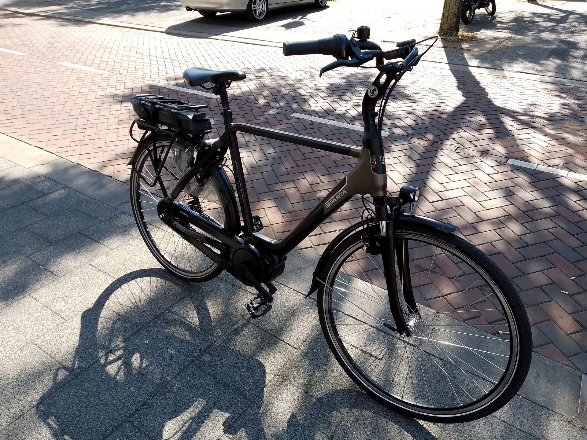 Sparta M7B A-Shine h61 elektrische herenfiets Bosch, Sparta, Gebruikt, -, -