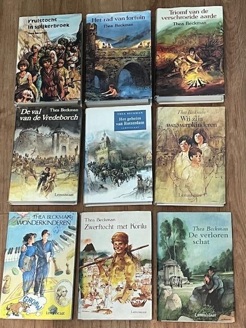 9 x Thea Beckman. Lemniscaat hardcovers. Zie tekst 1983/1999, Ophalen of Verzenden, Gelezen, Thea Beckman, Fictie
