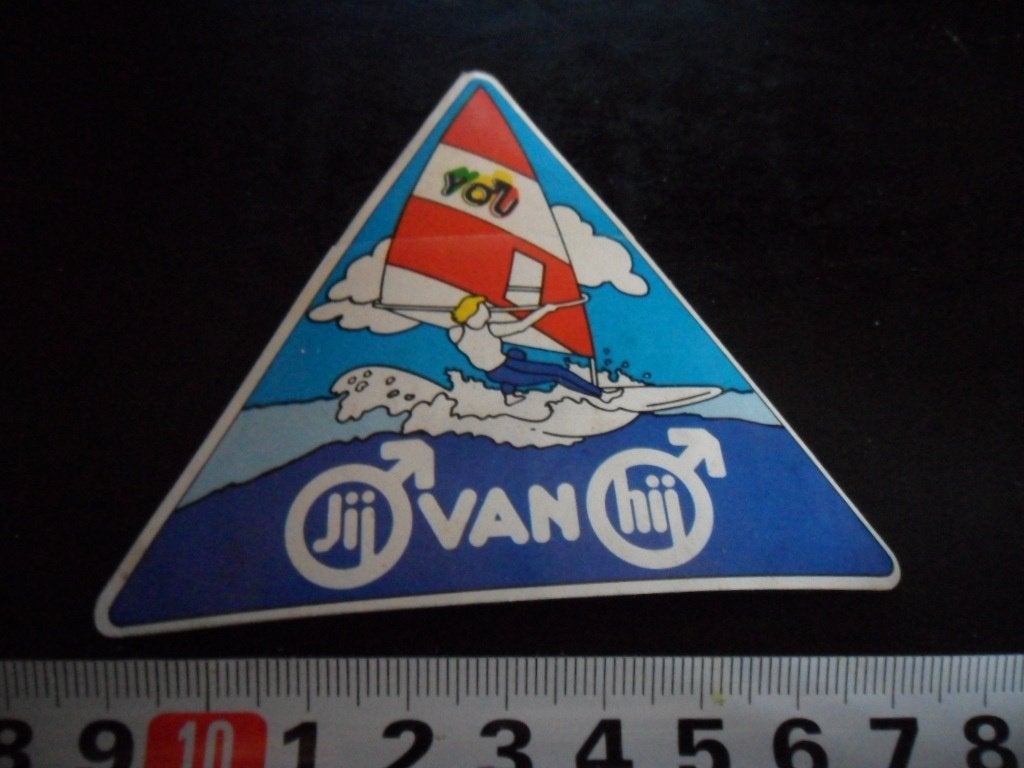 sticker JIJ van HIJ  You  Surfen *, Ophalen, Zo goed als nieuw