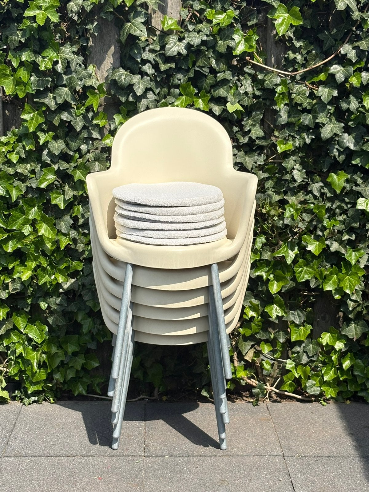 Designstoelen 100%  (Gecertificeerd) Gogō Marcello Ziliani, Ophalen, Zo goed als nieuw, Wit