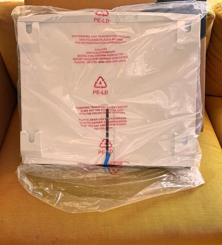 Nieuw in doos! AEG stapelkit was/droger, Ophalen, Nieuw