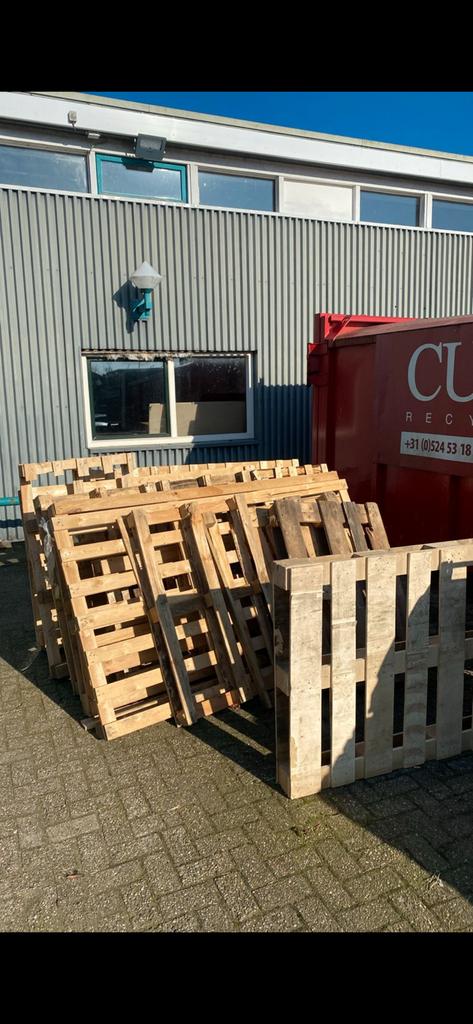 Wegwerp pallets. Gratis af te halen, Tuin en Terras, Haardhout, 3 tot 6 m³, Ophalen, Overige houtsoorten