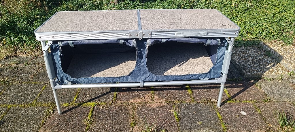 Kampeer Kast 120 x 47 x 41-61 cm, Caravans en Kamperen, Ophalen, Zo goed als nieuw, Campingkast