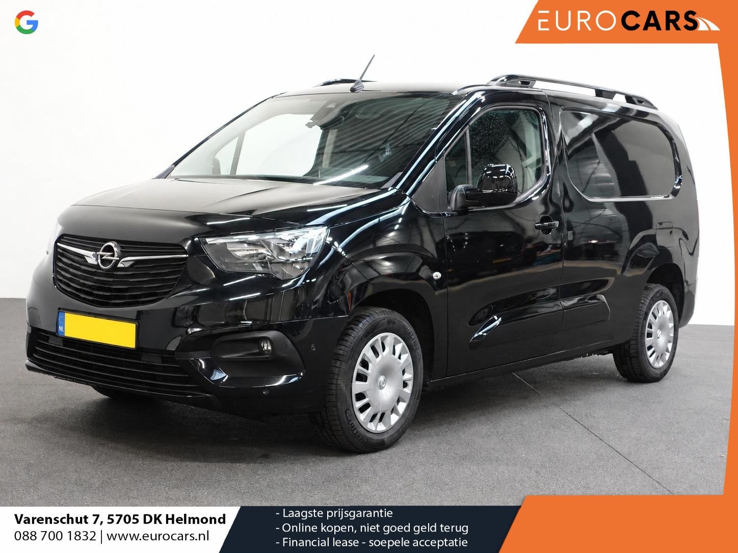 Opel Combo Opel Combo 1.5D 130 pk Aut-8 L2H1 Edition Airco B, Stof, Gebruikt, 4 cilinders, Zwart
