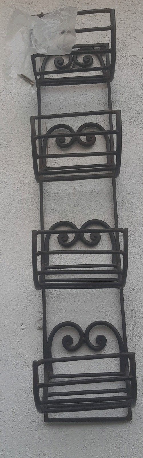 Metalen WC-houder - Vintage Stijl, Vintage, Zwart, Ophalen of Verzenden, Zo goed als nieuw