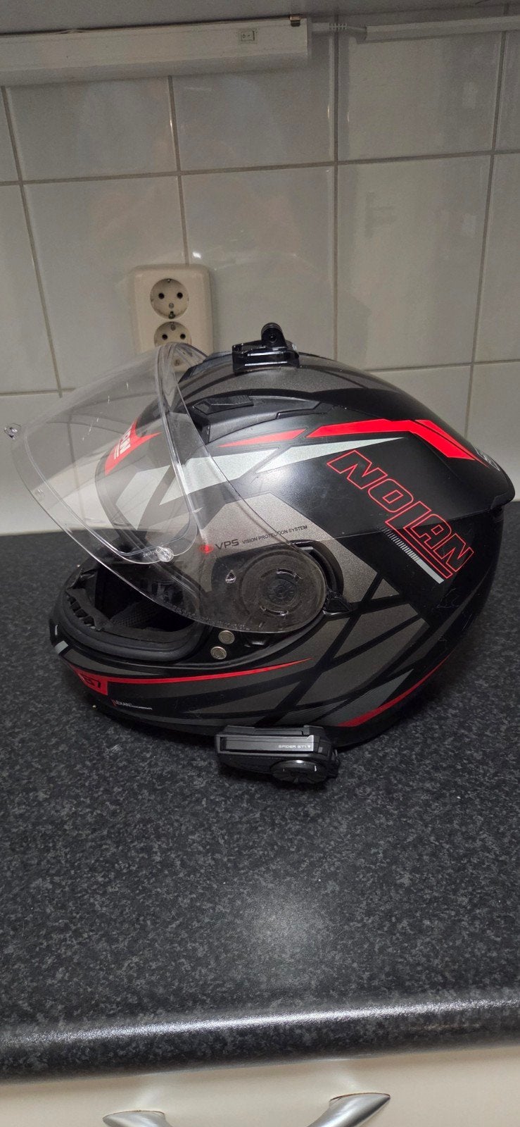 Nolan N87 Integraalhelm met Sena, Motoren, Heren, Nolan, Ophalen of Verzenden, Integraalhelm