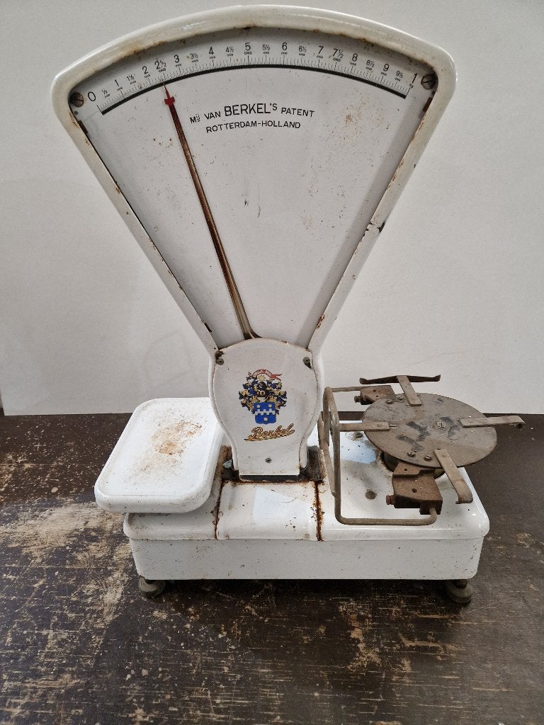 Antieke Berkel weegschaal, Ophalen, Winkelweegschaal, Analoog, 500 gram of grover