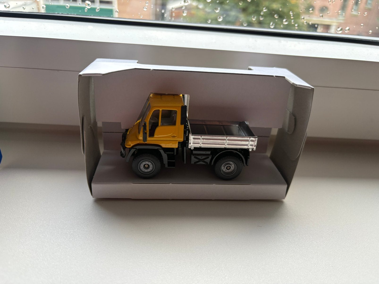 Unimog geel 2710 nieuw, Ophalen of Verzenden, Zo goed als nieuw, Bus of Vrachtwagen, SIKU