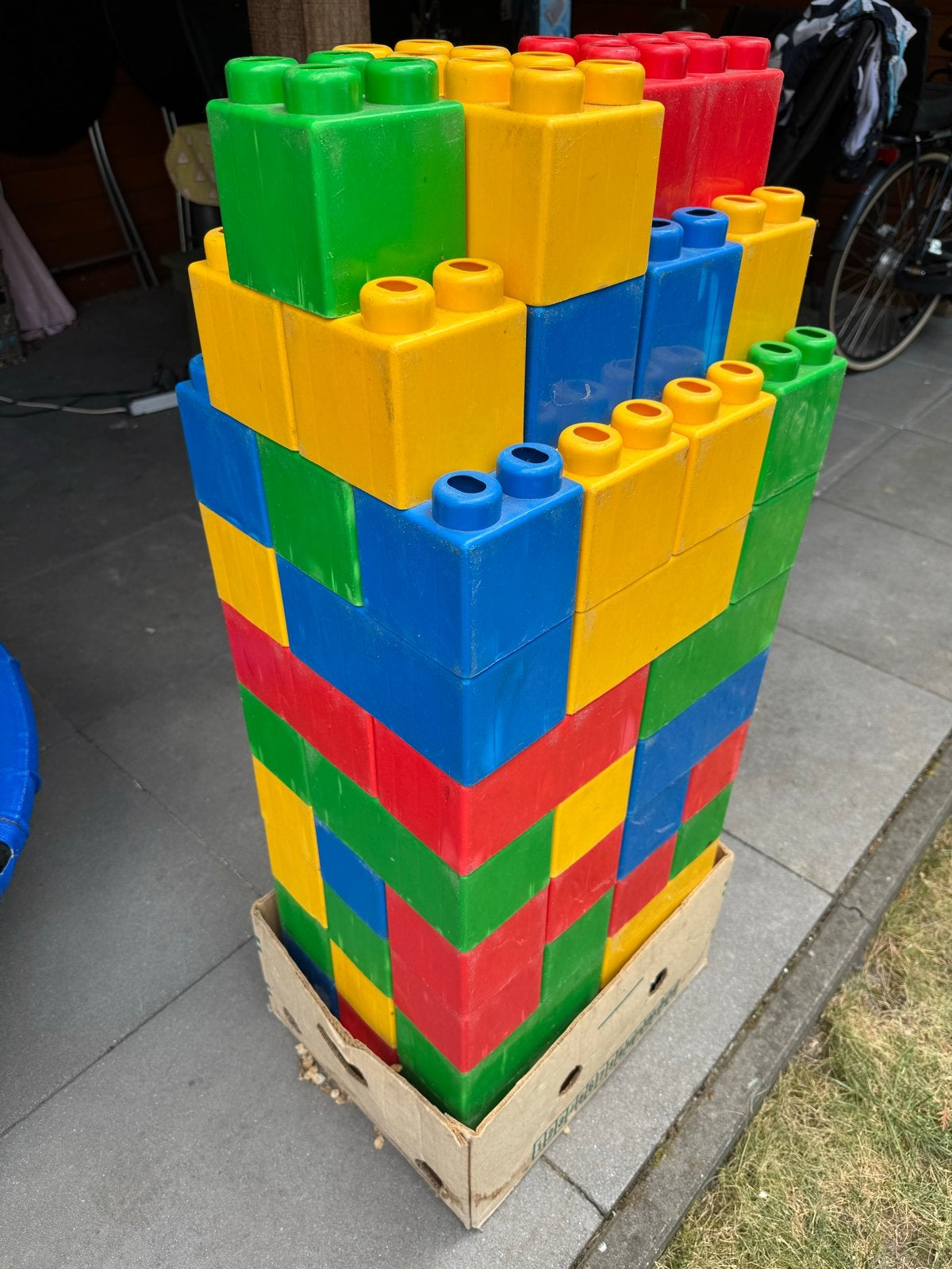 Grote Kunststof LEGO Blokken - Ideaal voor Buiten Spelen, Ophalen, Gebruikt, Overige merken