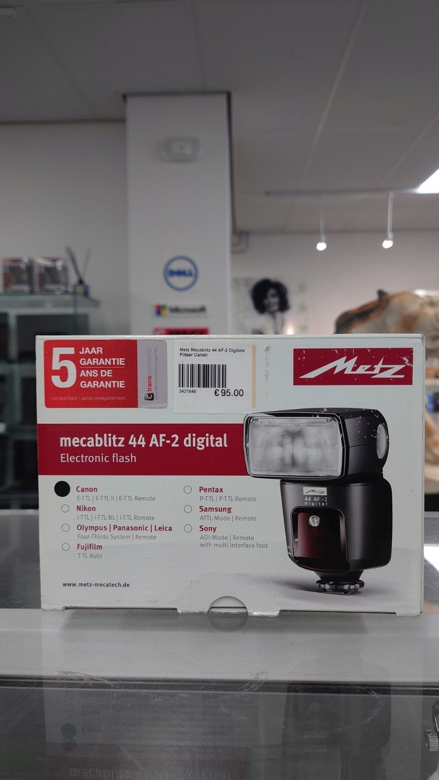 Metz Mecablitz 44 AF-2 Flitser - Canon, Canon, Externe flitser, Info@kingcashshoptilburg.nl, Metz