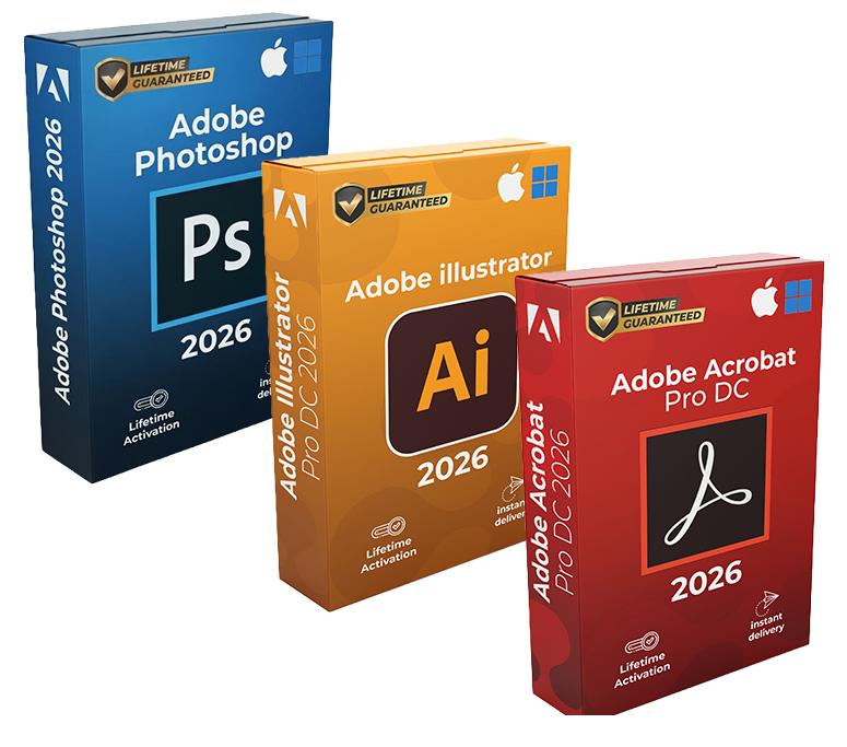Adobe-pakket 2026 (Acrobat – Photoshop – Illustrator), Computers en Software, Ophalen, Update
