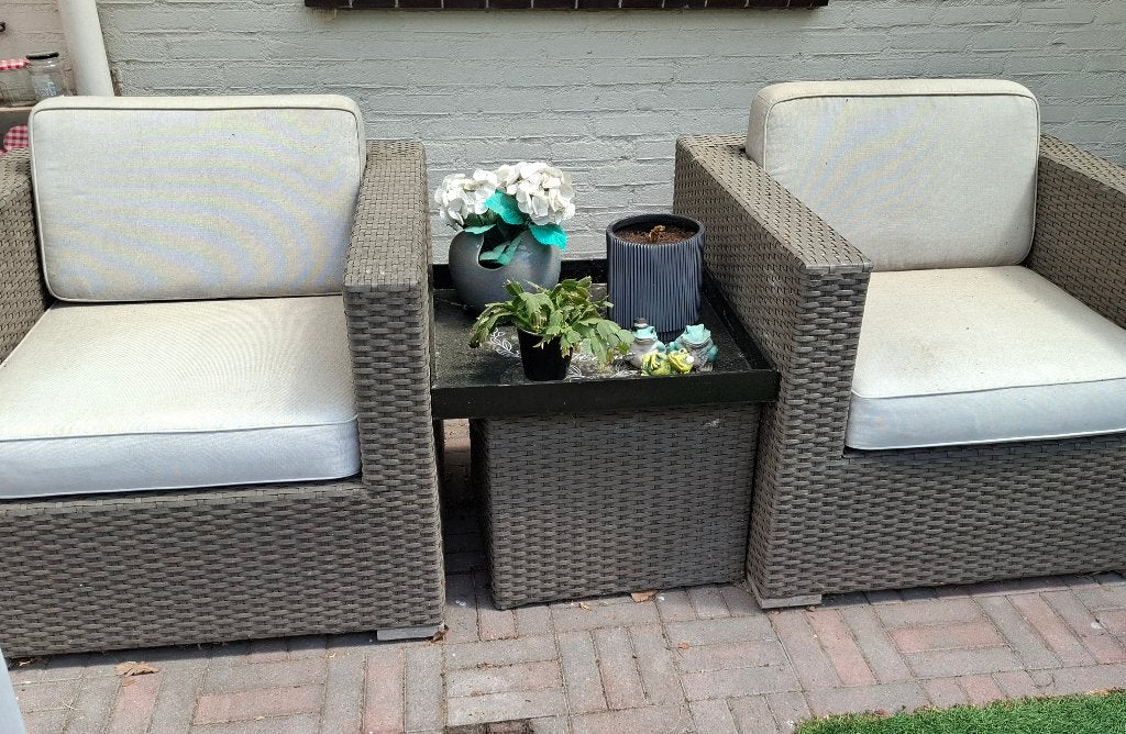 Tuinstoelen, Tuin en Terras, Tuinsets en Loungesets, Kunststof, Gebruikt, Stoel, Tuinset