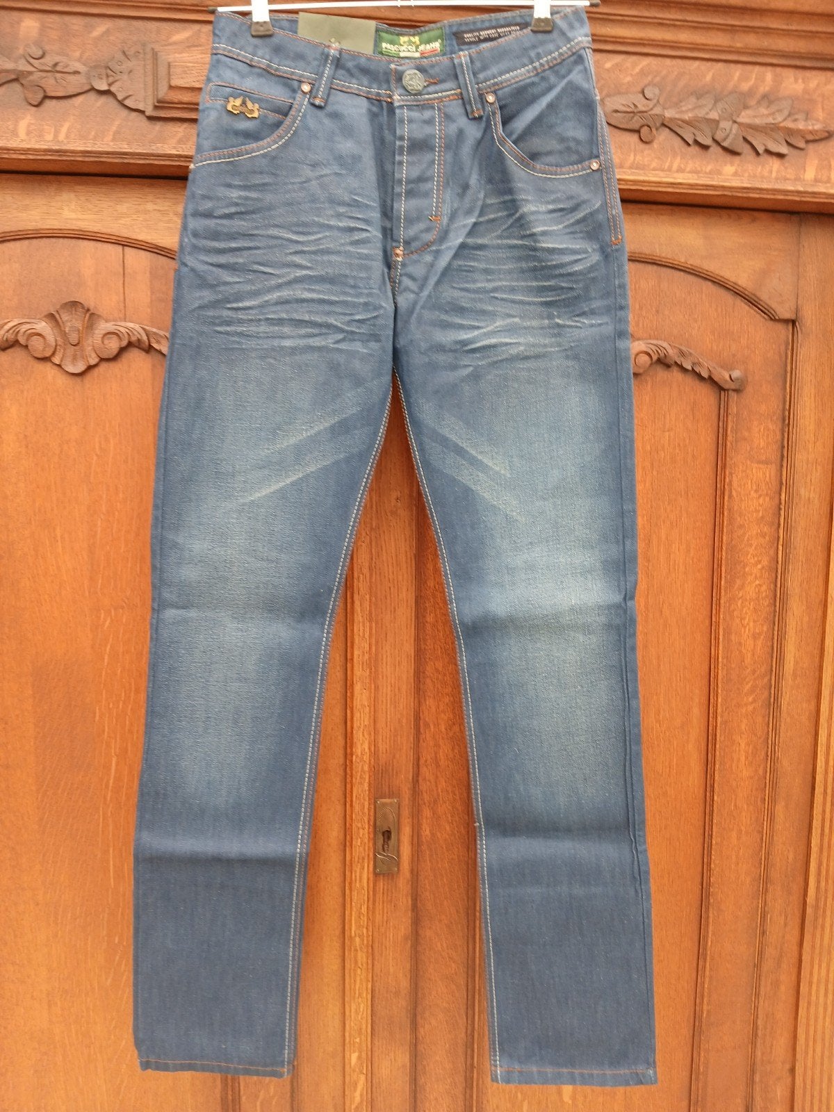 Pascucci Nieuwe Blauwe Jeans Maat 30/34, Blauw, Nieuw, W32 (confectie 46) of kleiner, Ophalen of Verzenden