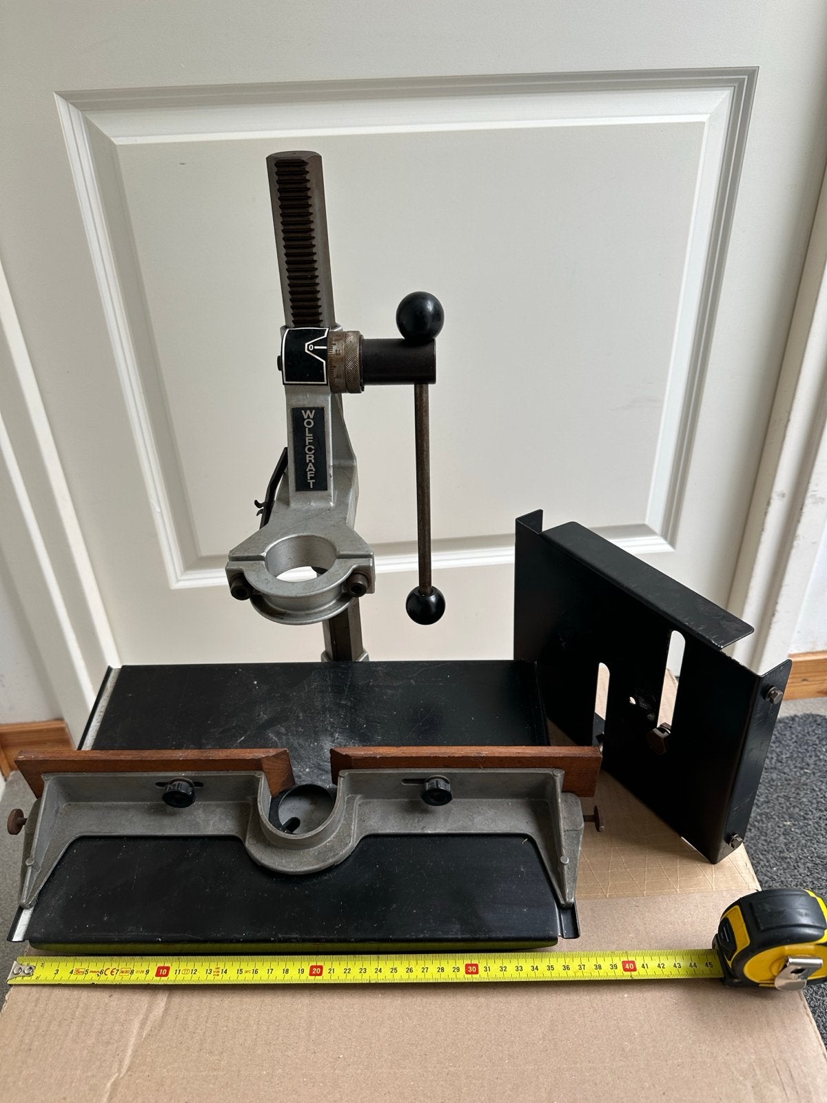 Wolfcraft Boorstandaard - Kolomboormachine Hulpstuk, Doe-het-zelf en Verbouw, Verzenden, Gebruikt, Kolomboormachine