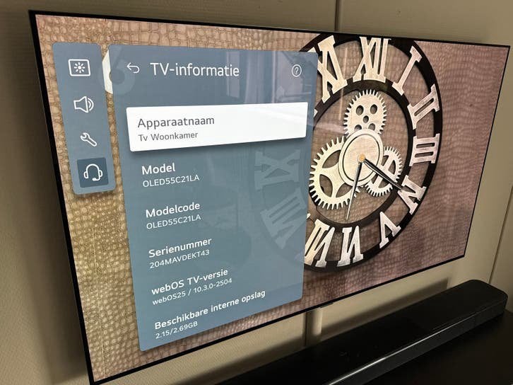 LG OLED55C21LA 55 inch OLED 4K Smart TV, Audio, Tv en Foto, Televisies, Ophalen, OLED, Zo goed als nieuw, 100 Hz