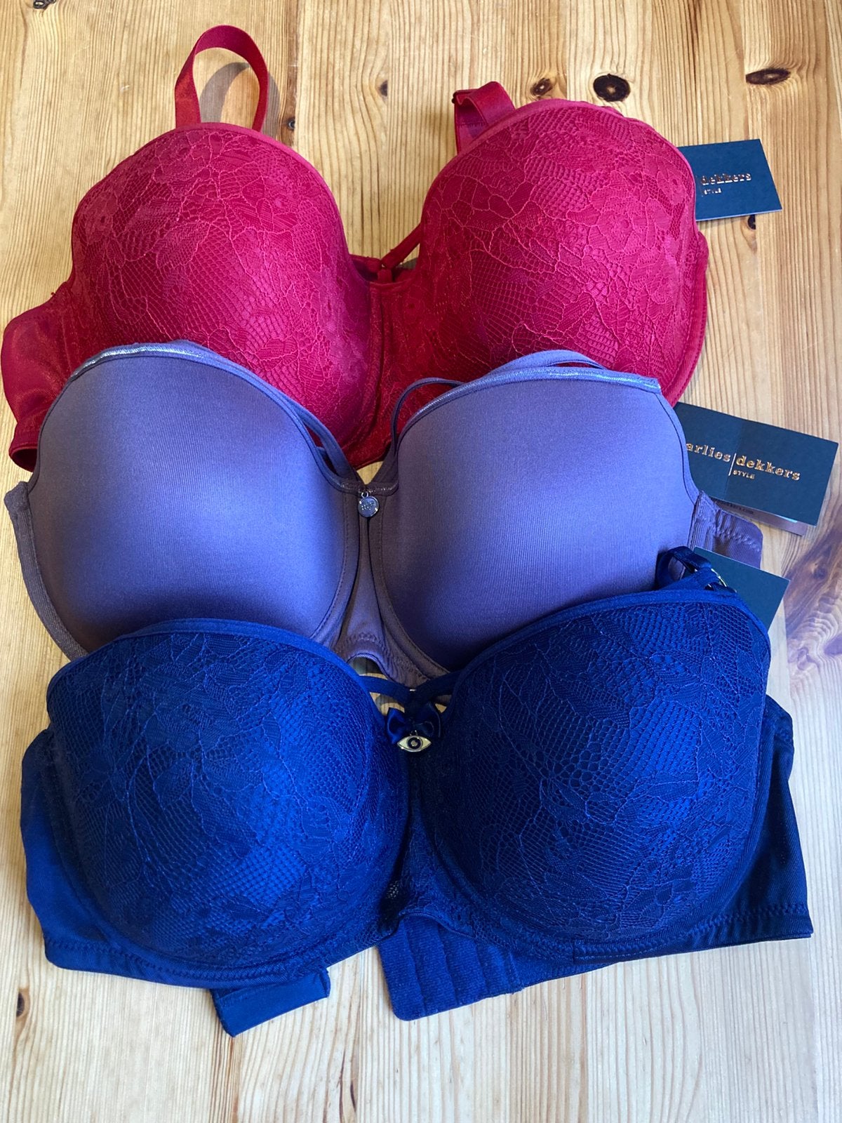 3x Marlies Dekkers BH, Ophalen of Verzenden, Blauw, BH