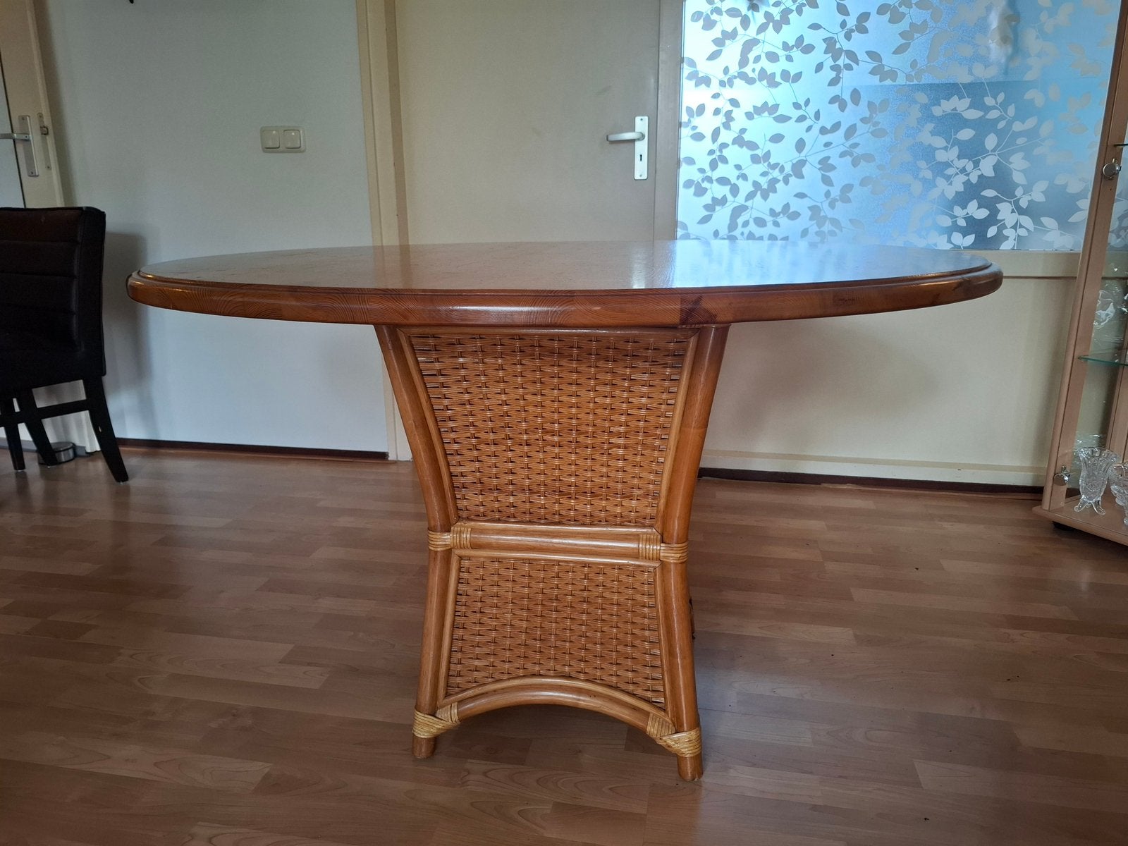 Eettafel 120 cm, Ophalen, Gebruikt, 100 tot 150 cm, Romantisch