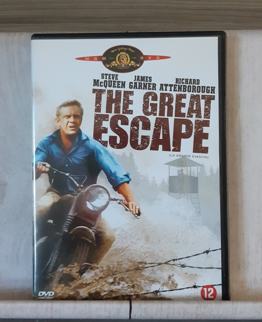 The Great Escape (1963) Steve McQueen - Dvd Oorlog, Cd's en Dvd's, Dvd's | Klassiekers, 1960 tot 1980, Ophalen of Verzenden, Zo goed als nieuw