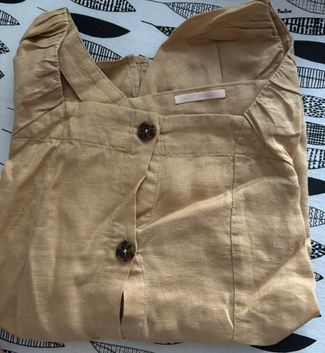 Scotch & Soda linnen blouse – zo goed als nieuw, Ophalen, Zo goed als nieuw, Maat 34 (XS) of kleiner, Beige