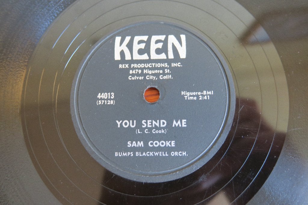 Sam Cooke You send me 78rpm 78 toeren soul wurlitzer jukebox, Gebruikt, 10 inch, Ophalen of Verzenden, Soul