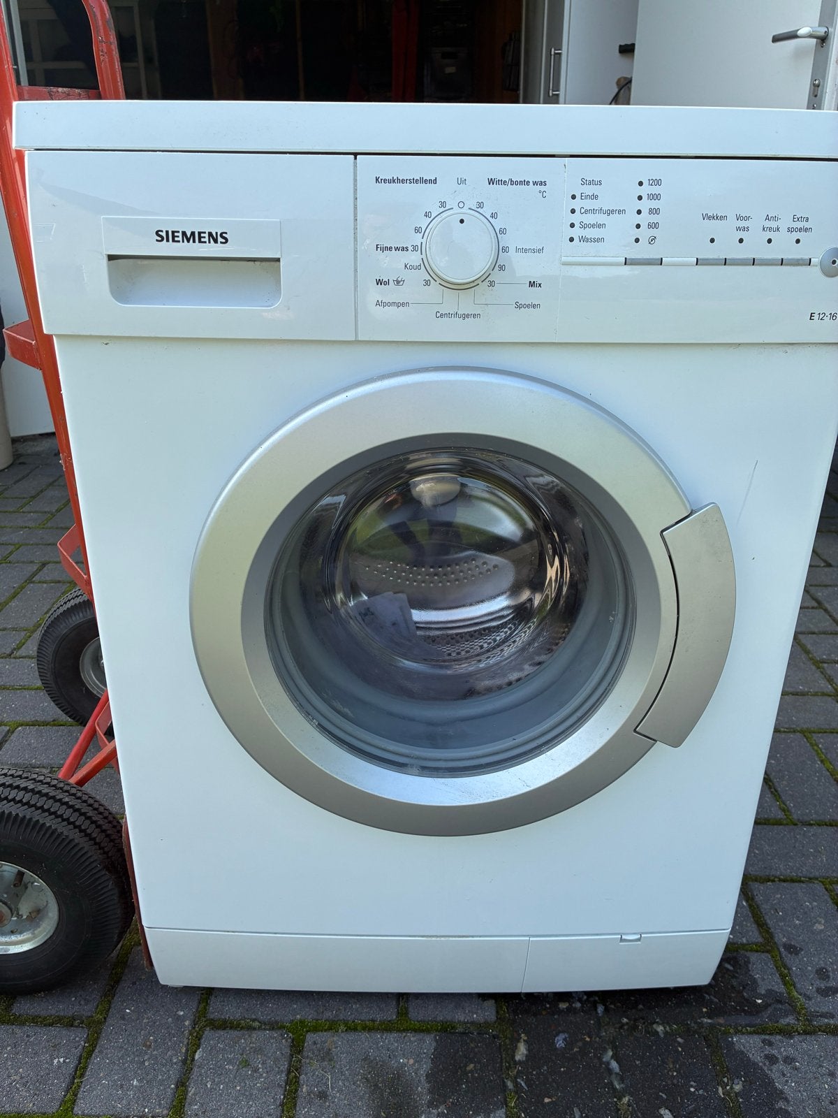 Siemens E12-16 Wasmachine - Voorlader, Witgoed en Apparatuur, Ophalen, Gebruikt, Voorlader, Wolwasprogramma