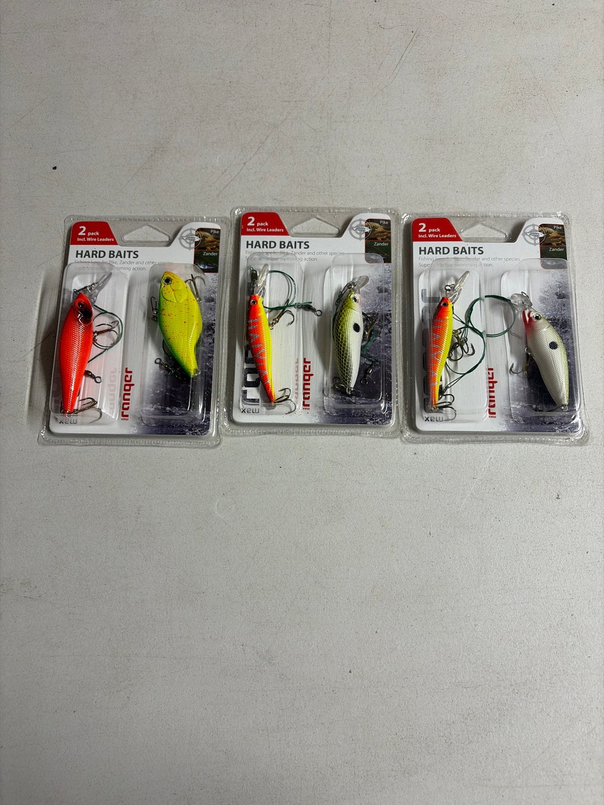 Nieuwe Hard Baits Kunstaas Set - 3x 2-pack, R, R, R, Nieuw