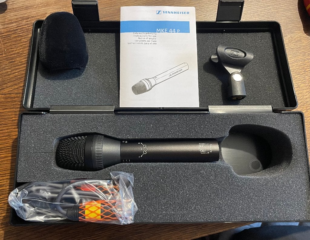 Sennheiser MKE 44 P stereo microfoon NIEUW, Ophalen of Verzenden, Nieuw, Overige typen
