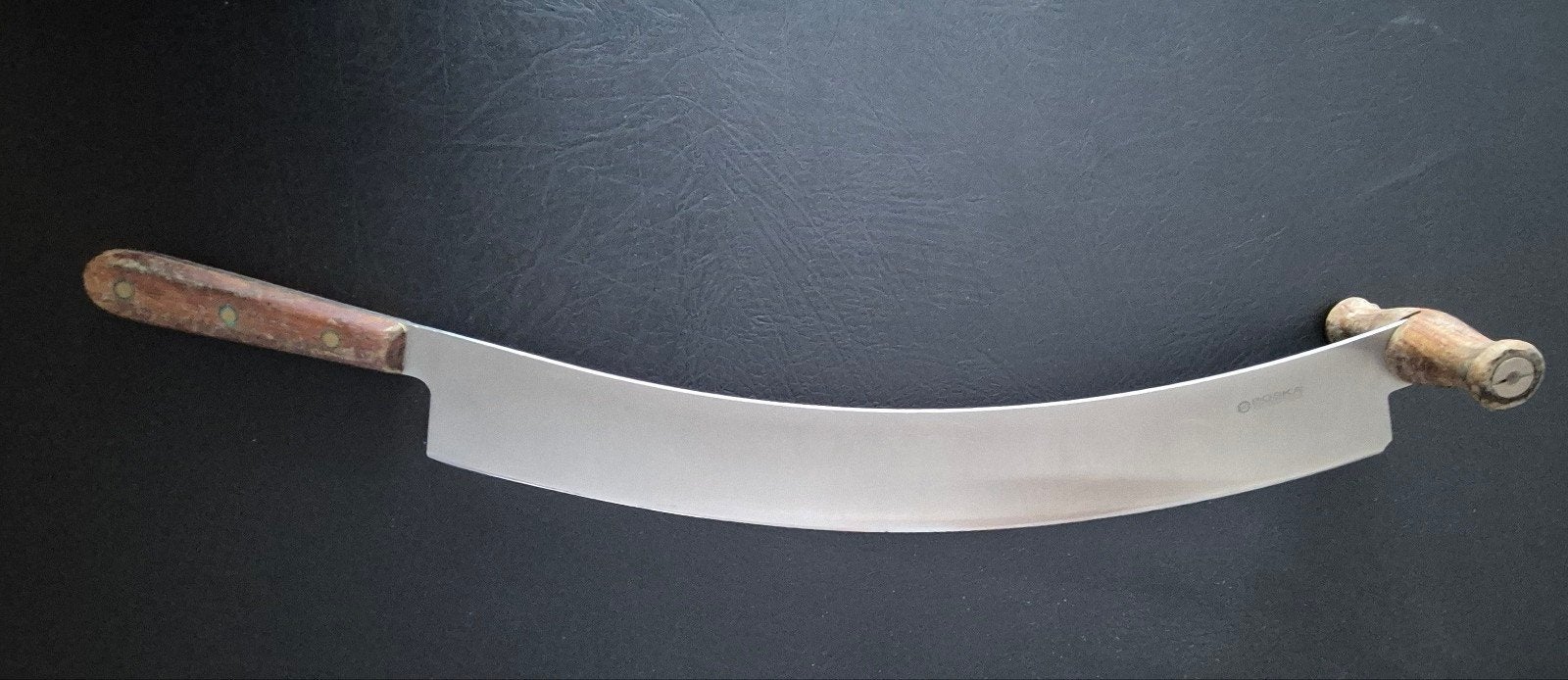 Boska Holland Kaasmes 58 cm lang Gebogen Kaassnijder, Zilver, Ophalen of Verzenden, Metaal, Overige typen