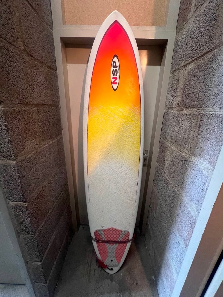 NSP Surfboard met draagtas, Watersport en Boten, Golfsurfen, Ophalen, Gebruikt, Funboard, Met koord