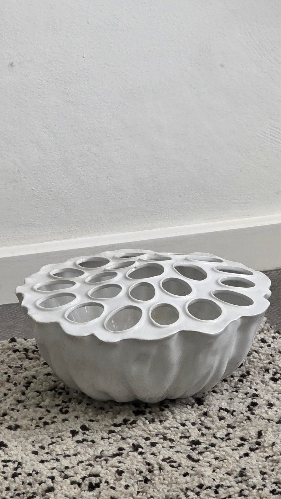 Grote Des Pots Lotus vaas ook wel tulpenvaas genoemd zgan, Ophalen of Verzenden, Zo goed als nieuw