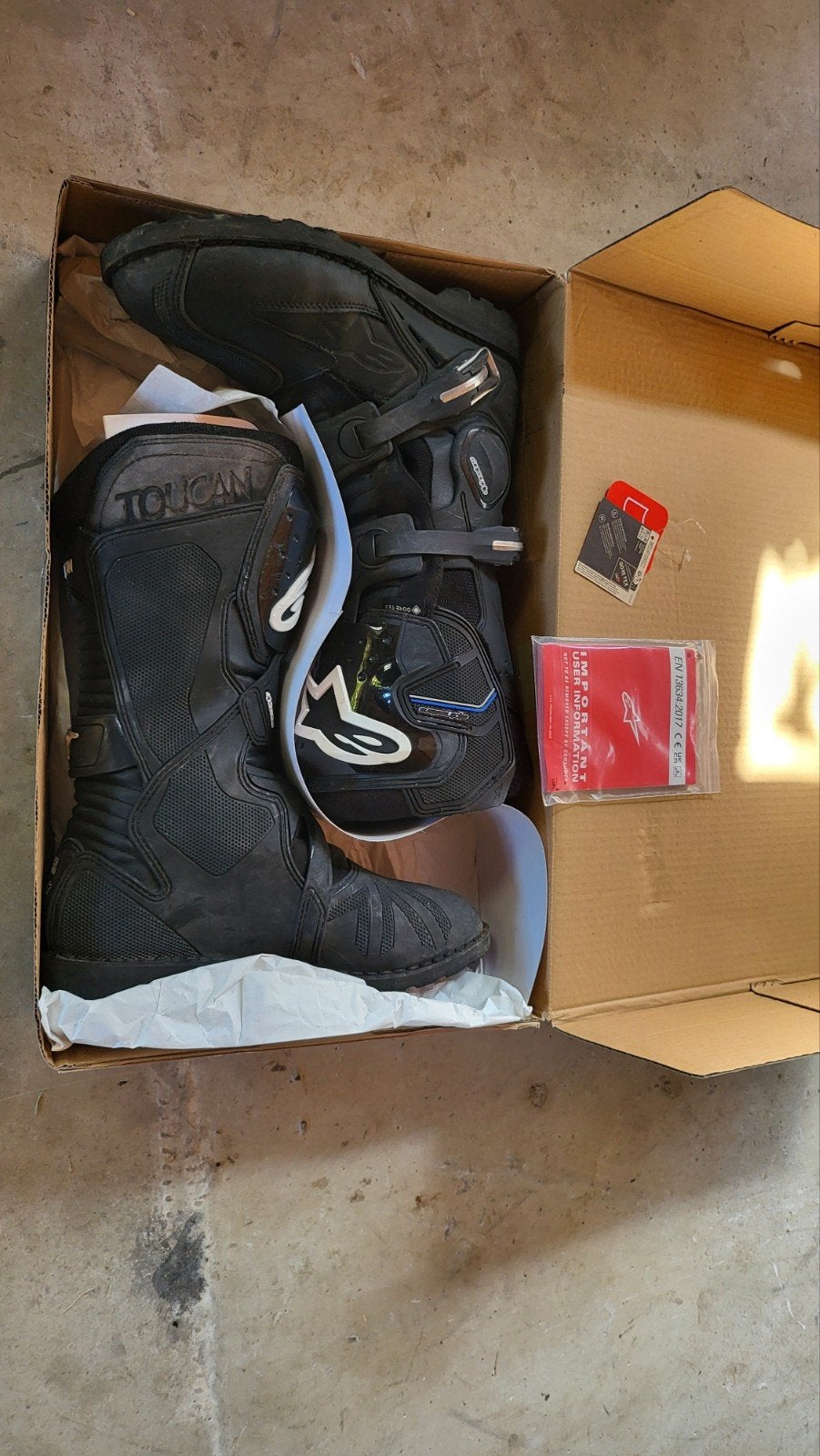 Alpinestars Toucan Gore-Tex motorlaarzen - Maat 44.5, Ophalen of Verzenden, Tweedehands, Laarzen