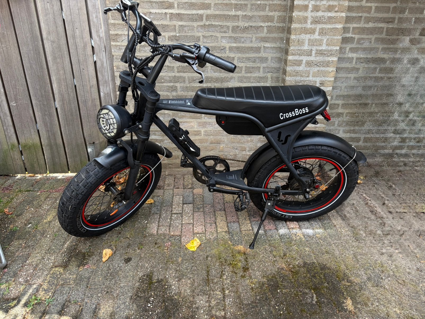 Fatbike crossboss v8 opknapper, 59 cm of meer, Ophalen, Zo goed als nieuw, Overige merken